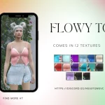 Flowy female top 1.1