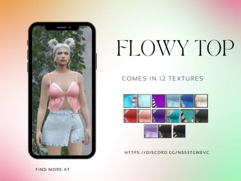 Flowy female top 1.1