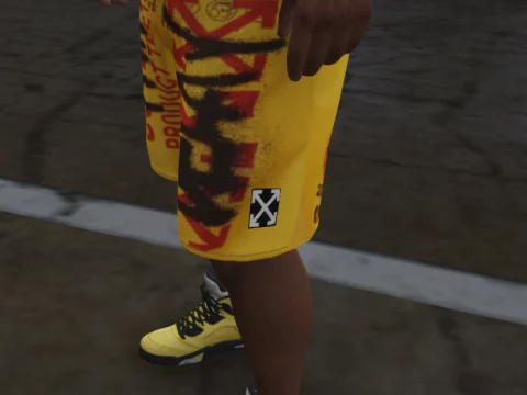 Franklin Off White Shorts