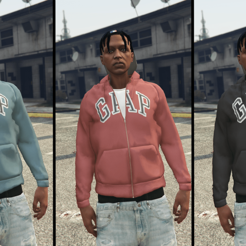 Half zipped hoodies [MP Male] V1.0 – GTA 5 mod