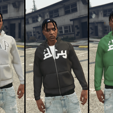 Half zipped hoodies [MP Male] V1.0 – GTA 5 mod