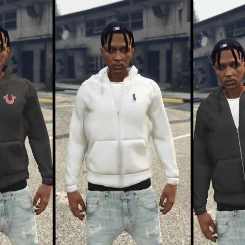 Half zipped hoodies [MP Male] V1.0 – GTA 5 mod