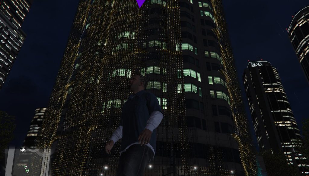 LED lighting for the Garden Bank building 1.0