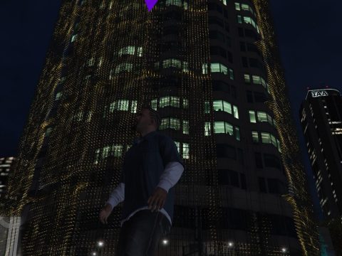 LED lighting for the Garden Bank building 1.0