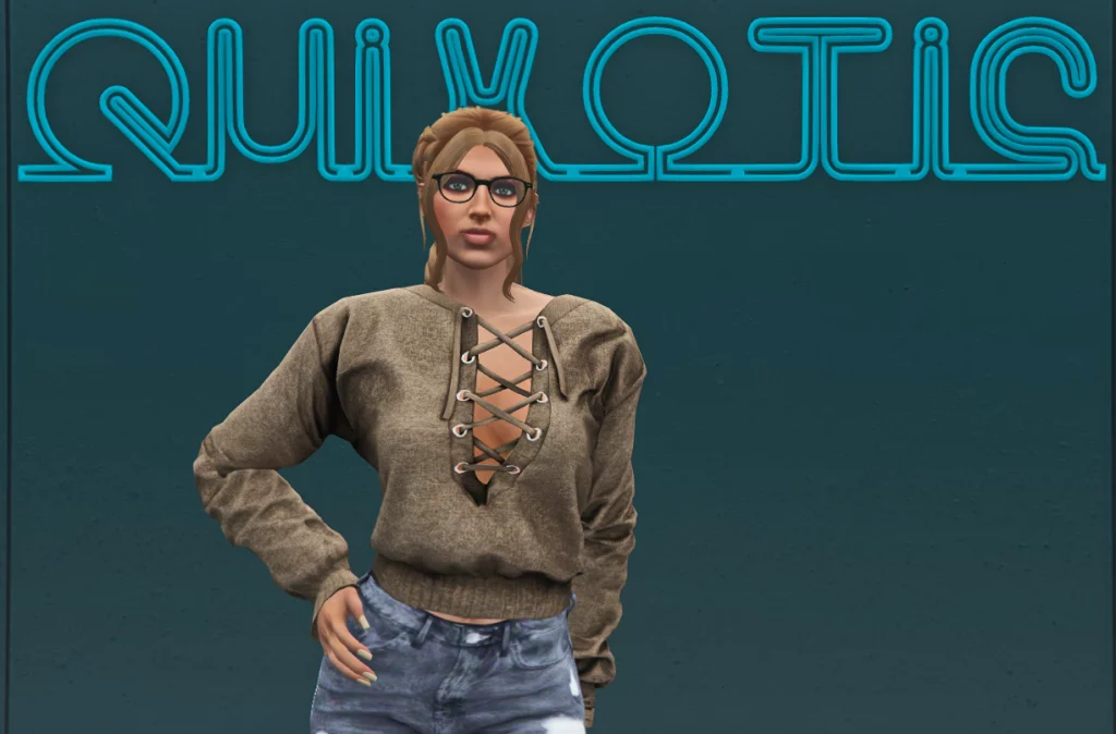 Lace Up Pullover for MP Female 1.0
