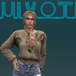 Lace Up Pullover for MP Female 1.0