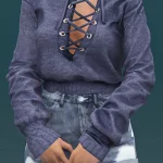 Lace Up Pullover for MP Female 1.03