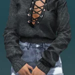 Lace Up Pullover for MP Female 1.04