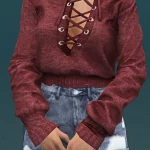 Lace Up Pullover for MP Female 1.05