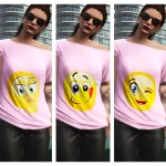 Lazy Emoticon Shirt Pack5