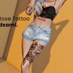 Leg Roses Tattoo 1.0