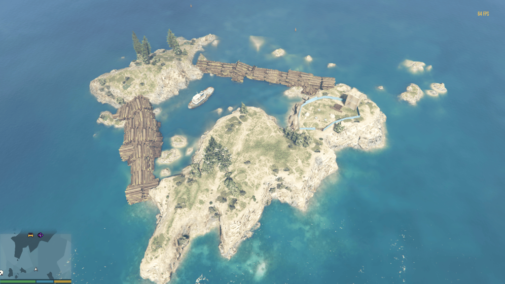 Menyoo Zombie Survival Island Base