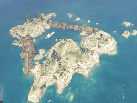 Menyoo Zombie Survival Island Base