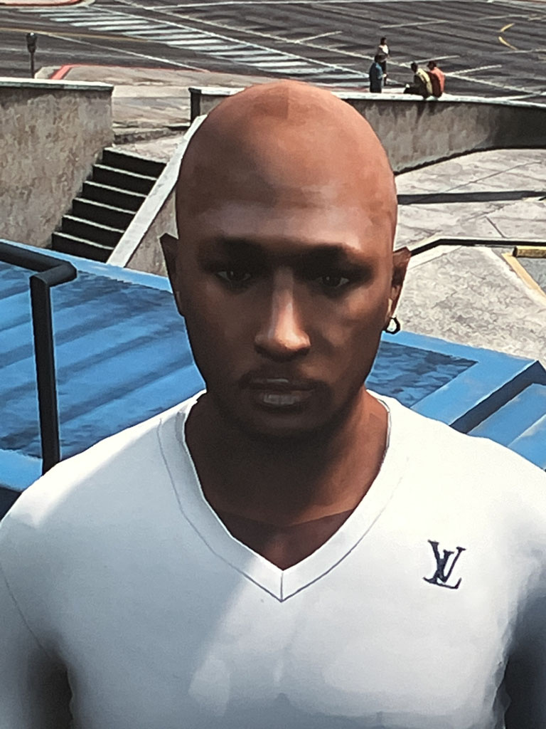 Michael Jordan face texture for MpMale 1.0