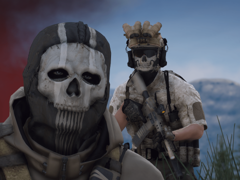 Modern Warfare 2 Ghost mask