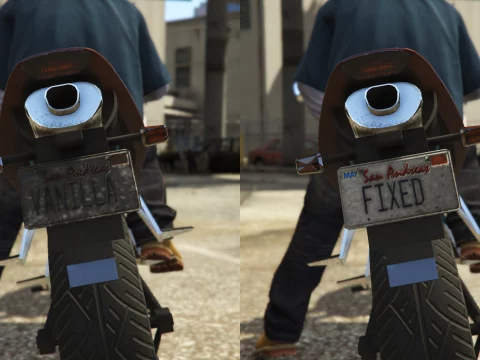 Motorcycles License Plate Fix 1.0