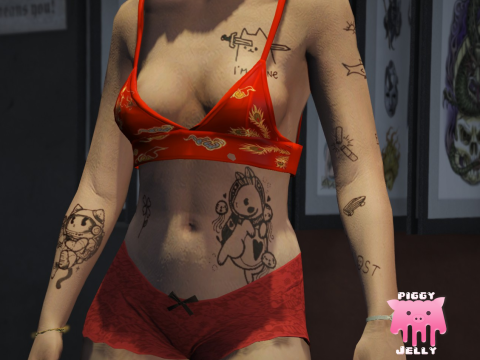 Piggy tattoos pack
