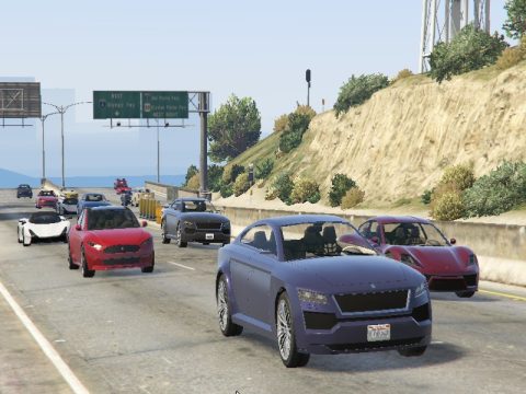 Real La traffic mod Config for gta5 1.0