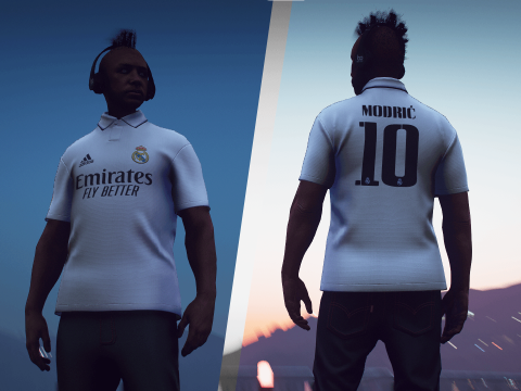Real Madrid Jersey - Free model and texture 1.0