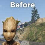 Teen Groot 4x upscale texture 1.03