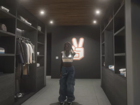 Tops and Cargo Pants for MP Female 1.0