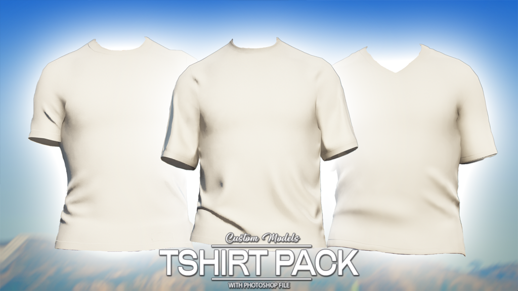 Tshirt Pack - 3 Free to use tshirt models. 1.0