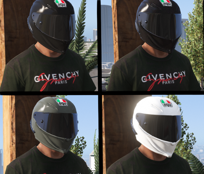 AGV REPLACE Texture Pack (Without Gopro) V1.0 – GTA 5 mod