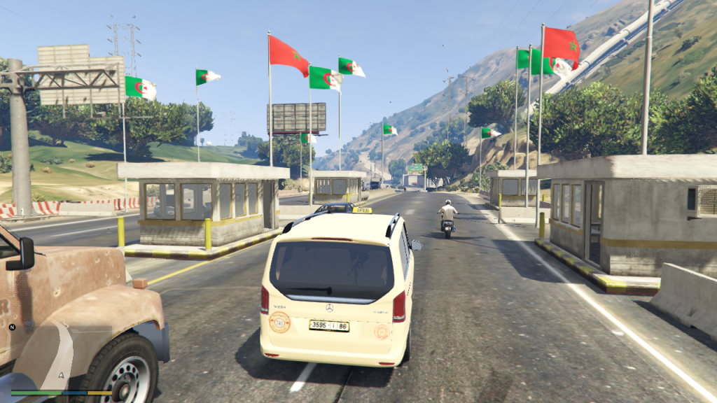 Border Morocco and Algeria 1.0