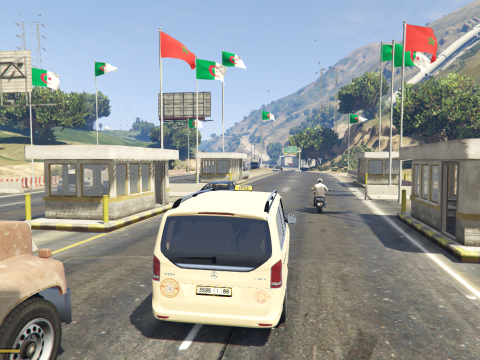 Border Morocco and Algeria 1.0