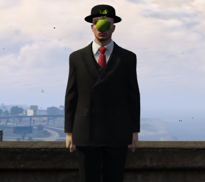 Bowler Hat and Apple