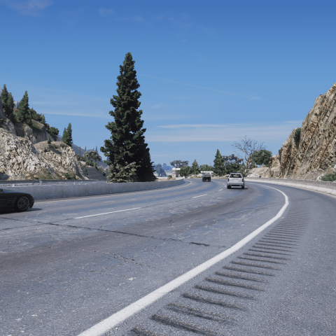 Braddock Pass crash barriers [YMAP] [SP/FiveM] V1.0 – GTA 5 mod