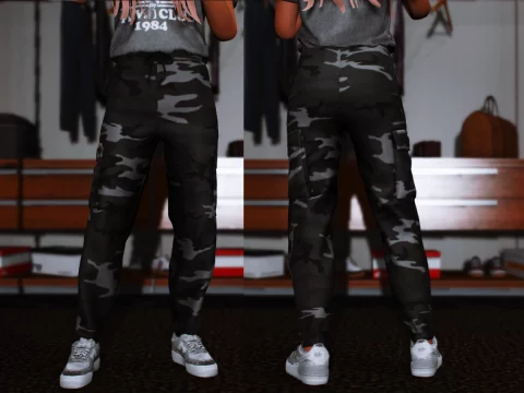Cargo Joggers for MP Female 1.0