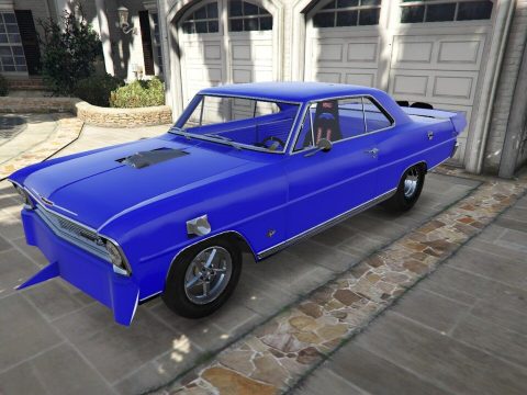 Download 1966 Chevrolet Nova Drag Car, FiveM Ready