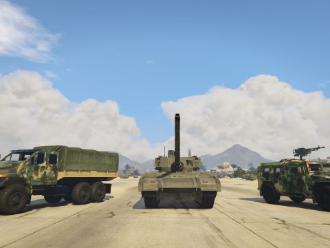Gaz "Tiger", Ural "Next" and Tank "Armata" Pack [Add-On]