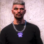 Gengar Necklace for MP Male 1.02