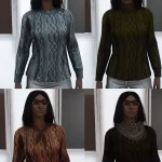 Knitted Sweater for MP Female V1.1 Knitted Sweater for MP Female