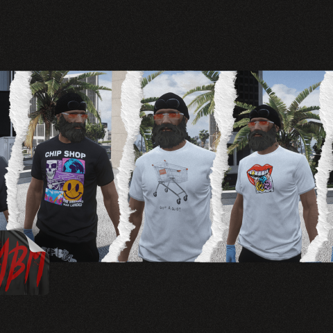 MBM Chipshop Tshirts for MP MALE – GTA 5 mod