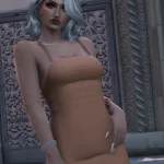 Merysa Short Dress for MP Female 1.04