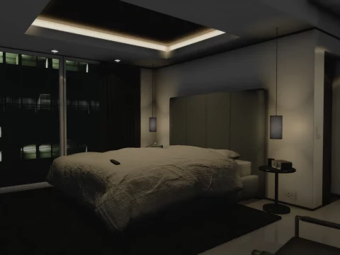 Modern Hotel Room