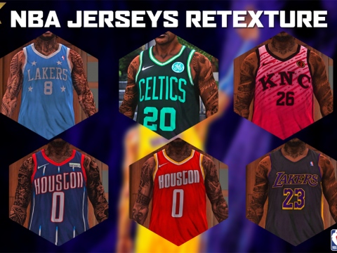 NBA Jerseys RETEXTURE pack 3 1.0