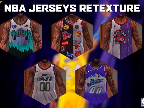 NBA Jerseys RETEXTURE pack 4 1.0