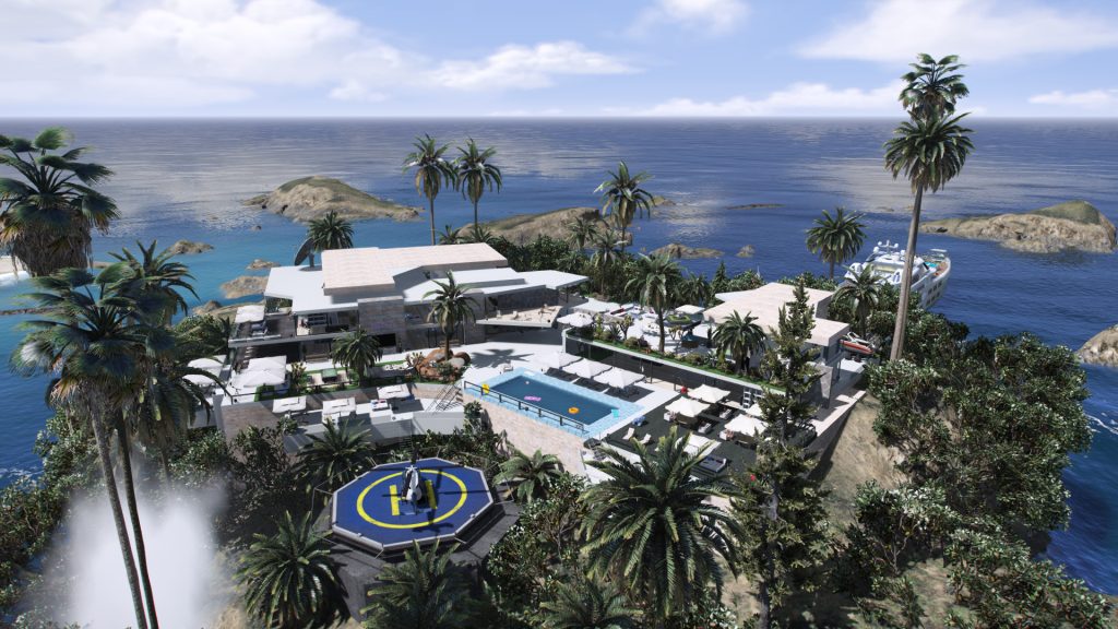 Ocean-Blue Villa