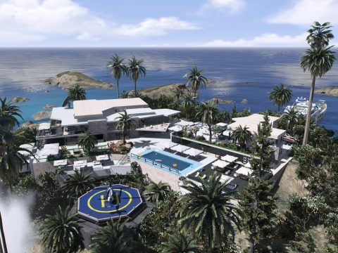 Ocean-Blue Villa