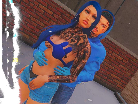 Pre Made MP/SP Male Face With Tats