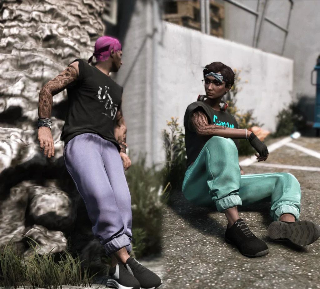 Rolled-up Sweatpants for MP