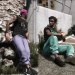Rolled-up Sweatpants for MP Female/Male V1.1 Rolled-up Sweatpants for MP