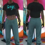 Rolled-up Sweatpants for MP4