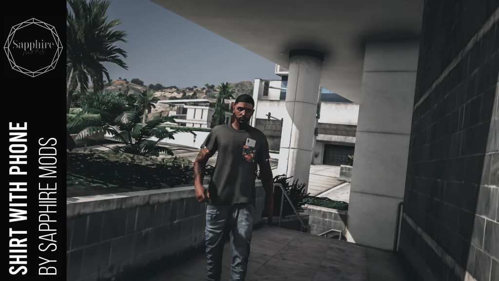 Shirt with Phone for MP Male