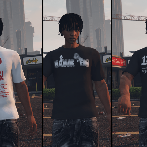 T SHIRT PACK [MP MALE] V1.0 – GTA 5 mod