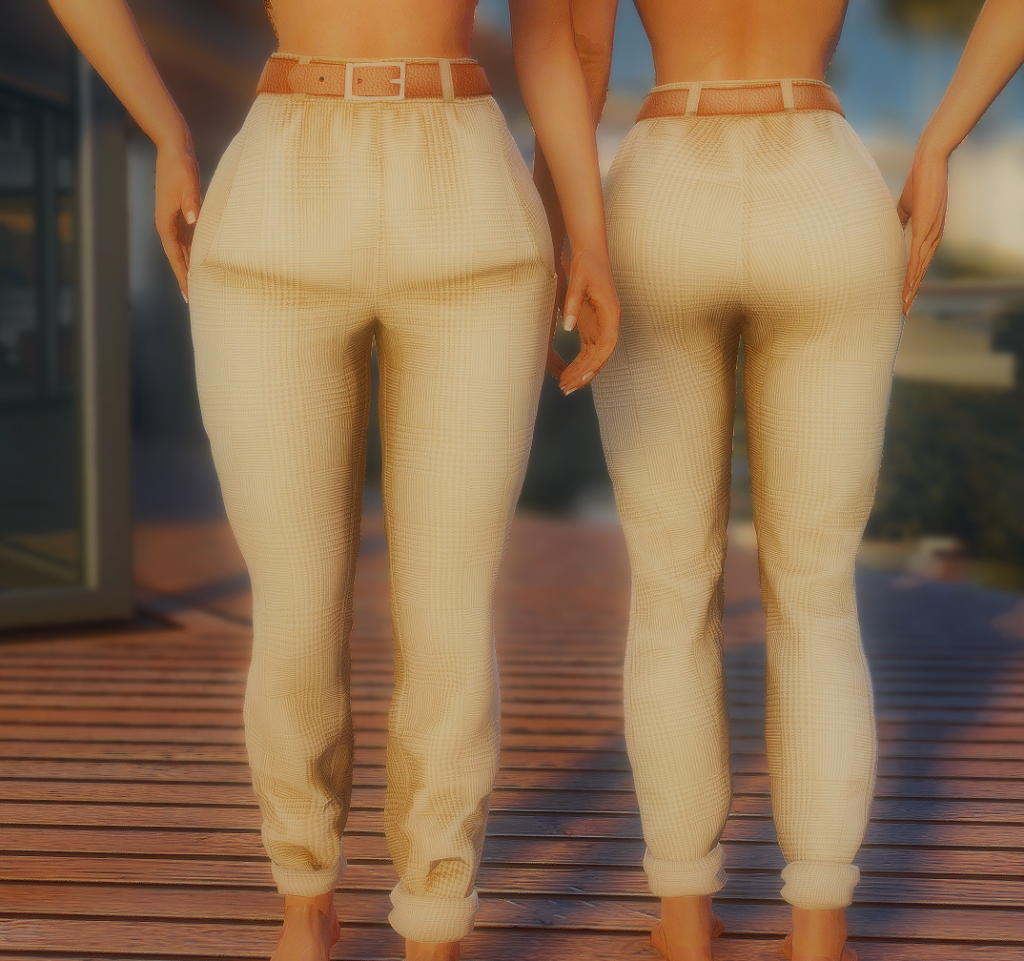 Workday Belted Pants For MP FEMALE